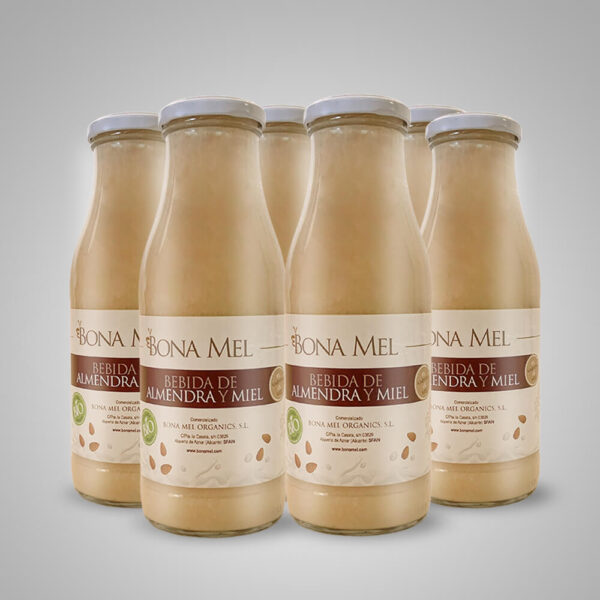 Caja de 6 Unidades de Leche de almendras con miel - Imagen 4
