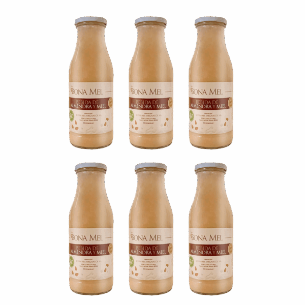 Caja de 6 Unidades de Leche de almendras con miel