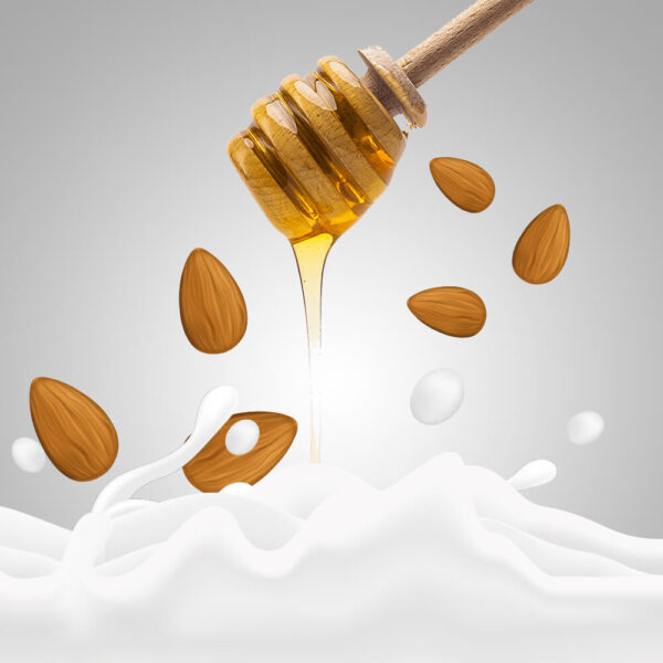 Caja de 6 Unidades de Leche de almendras con miel - Imagen 2